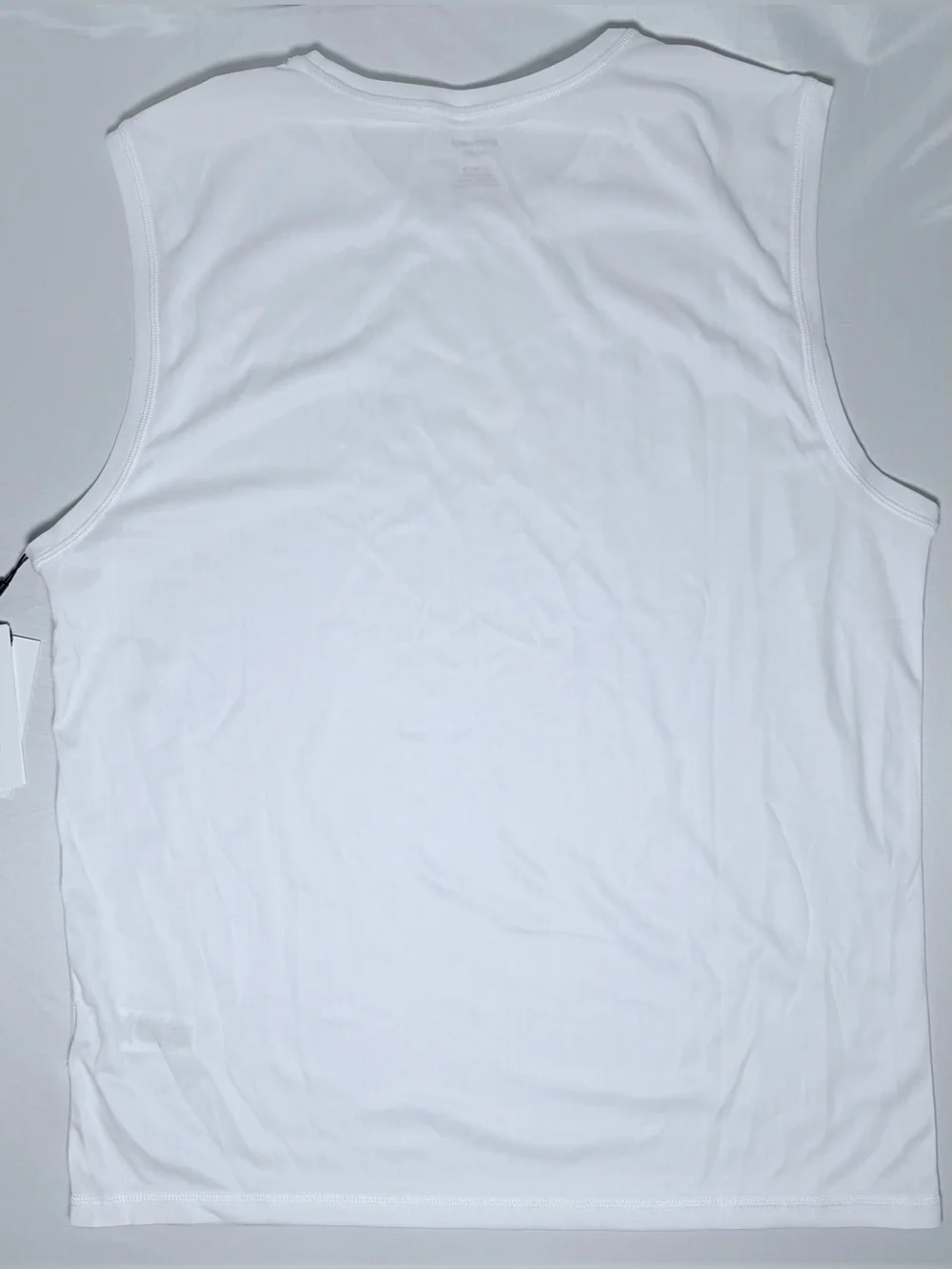 Calvin Klein Swimwear UPF 40+ Swim Tank Top Men's Large White Pride Rainbow NWT